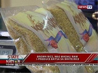 SONA: Pagkain ng brown rice o "Kaninyumanggi", isinusulong ng FNRI