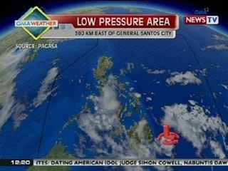 BT: LPA na binabantayan ng PAGASA, may posibilidad daw na maging bagyo