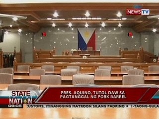 SONA: Pres. Aquino, tutol daw sa pagtanggal ng pork barrel
