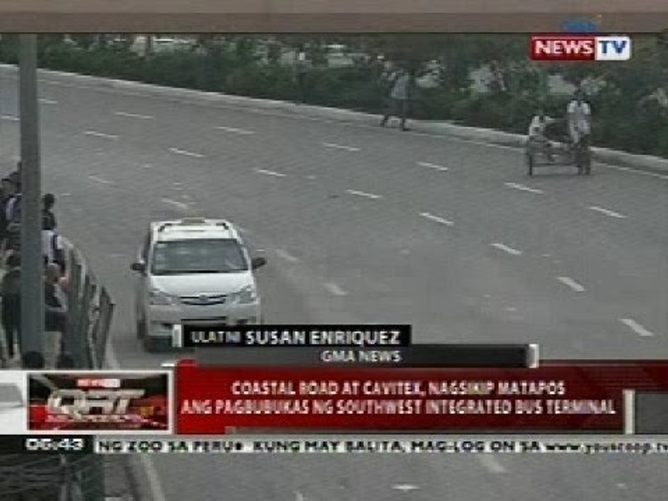 QRT: Coastal road at Cavitex, nagsikip matapos ang pagbubukas ng Southwest Integrated Bus Terminal