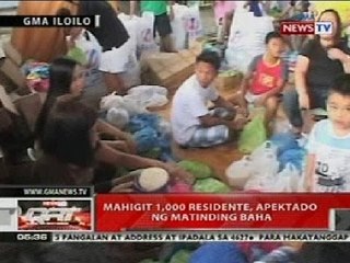 QRT: Mahigit 1,000 residente, apektado ng matinding baha sa Iloilo