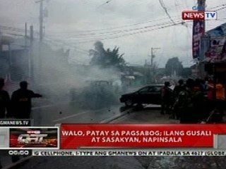 QRT: 8, patay sa pagsabog sa Cotabato