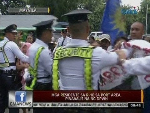 24 Oras: Mga residente sa R-10 sa Port Area, pinaaalis na ng DPWH