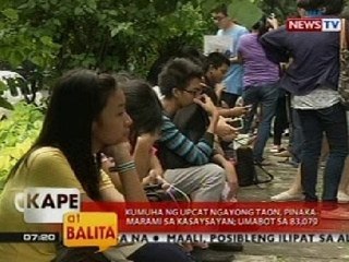 KB: Kumuha ng UPCAT ngayong taon, pinakamarami sa kasaysayan