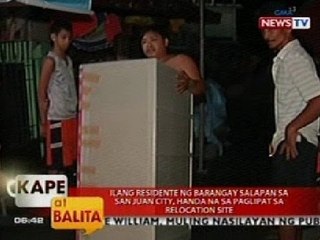 KB: Ilang taga Brgy. Salapan, handa na sa paglipat sa relocation site