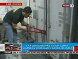 BP: 6 na container van na may laman umanong misdeclared goods, nasabat sa Davao City