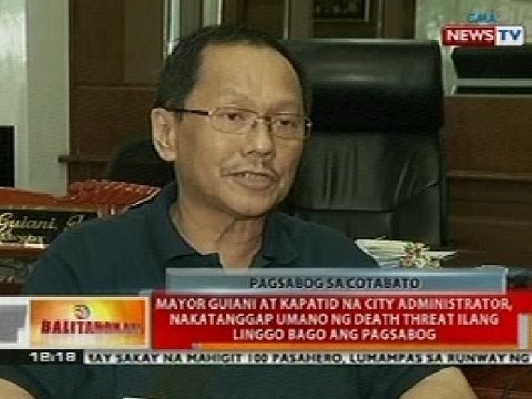 BT: Mayor Guiani at kapatid, nakatanggap ng death threat ilang linggo bago ang pagsabog sa Cotabato