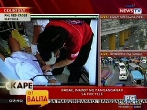 KB: Babae sa Maynila, inabot ng panganganak sa tricycle