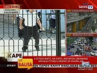 KB: 3 estudyante sa Ilocos Norte, na-expel matapos umanong magsalita ng Ilokano sa paaralan