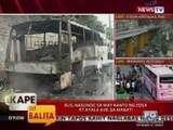 KB: Bus, nasunog sa may kanto ng EDSA at Ayala Avenue sa Makati