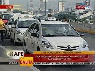 KB: Mga problemang nararanasan kaugnay sa pagsakay ng taxi