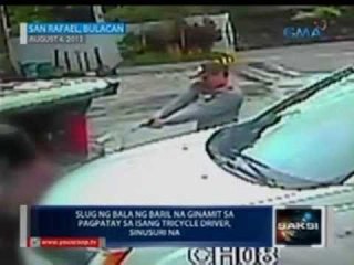 Slug ng bala ng baril na ginamit sa pagpatay sa isang tricycle driver, sinusuri na