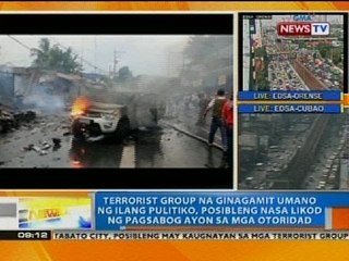 Mga tagpo ilang sandali matapos ang pagsabog sa Cotabato City, nakunan ng video