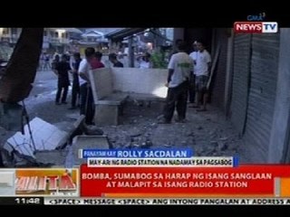 BT: Bomba, sumabog sa harap ng sanglaan at malapit sa radio station sa Cotabato