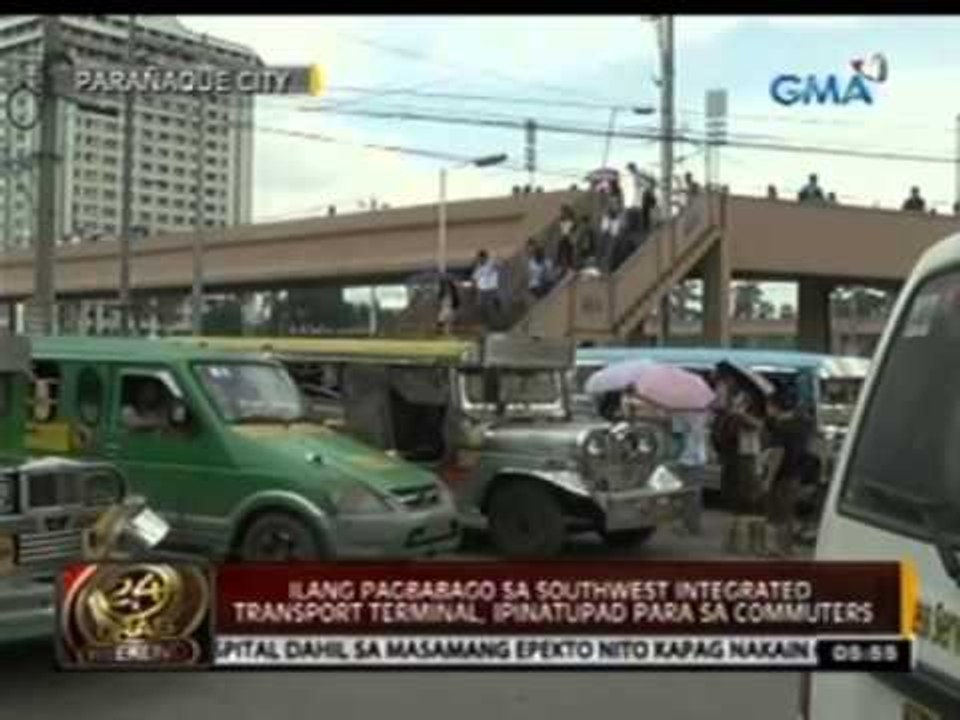 Ilang pagbabago sa Southwest Integrated Terminal, ipinatutupad ng MMDA para sa commuters