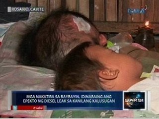 Saksi: Ilang taga-Rosario, sumama ang pakiramdam bunsod ng diesel leak