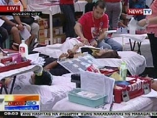 NTG: Bloodletting project ng GMA Kapuso Foundation, isinasagawa sa Ever Gotesco Mall, QC