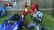 GIANT EGG SURPRISE OPENING AVENGERS Disney Marvel SuperHeroes Toys Iron Man vs Ultron Power Wheels