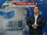 24 Oras: Bagyong Labuyo, paiigtingin ang hanging habagat kaya magiging maulan