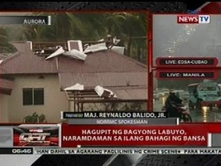 QRT: Hagupit ng Bagyong Labuyo, naramdaman sa ilang bahagi ng bansa