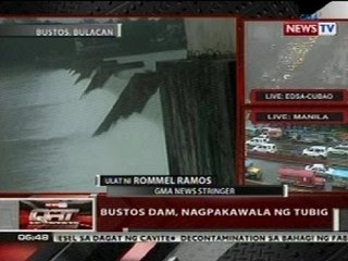 QRT: Bustos Dam sa Bulacan, nagpakawala ng tubig