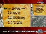 KB: Ilang flights ngayong araw, kinansela dahil sa masamang panahon