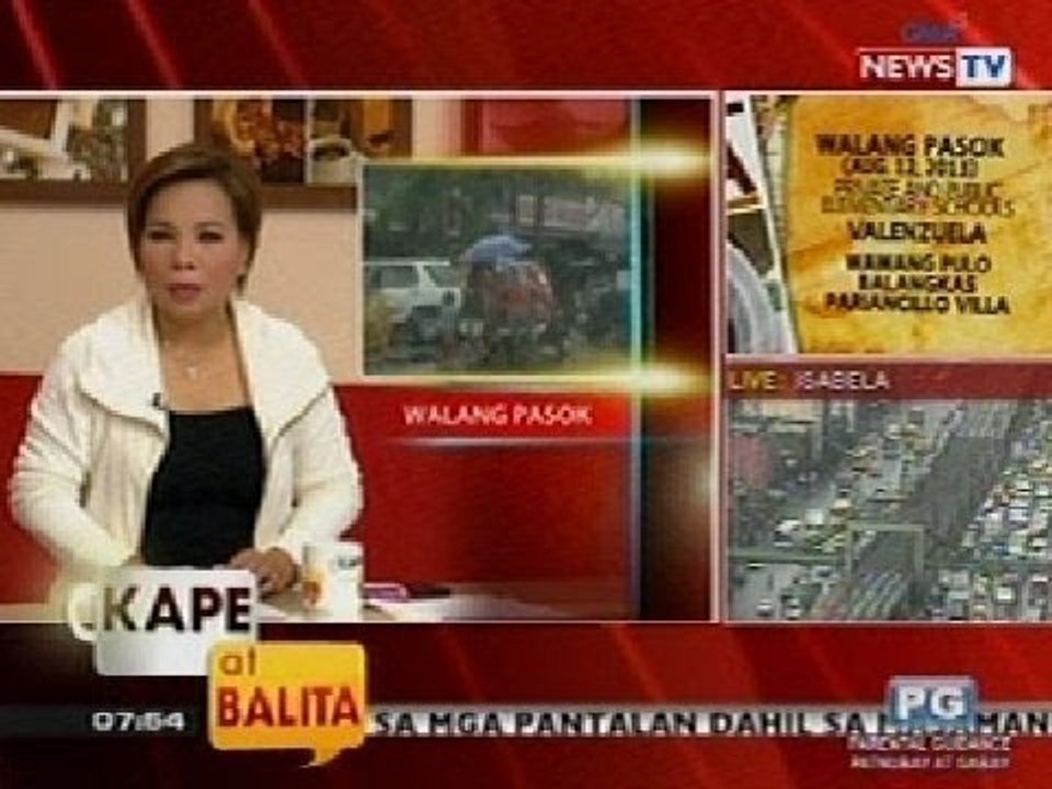 KB: Alamin ang ilan pang eskwelahan na nagkansela ng klase ngayong araw