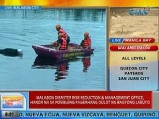 UB: Malabon Disaster Risk Reduction & Management Office, handa na sa posibleng pagbaha