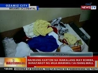 BT: Naiwang karton na inakalang may bomba, ikinatakot ng mamimili sa isang mall sa Misamis Occ.