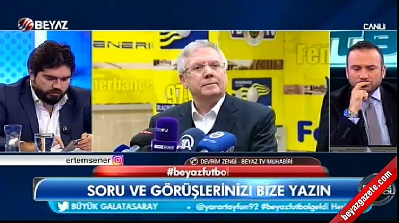 Aziz Yıldırım soyunma odasına indi