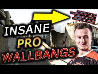 THE MOST INSANE PRO WALLBANGS! [feat. KennyS, pasha, olof & More!] #CSGO