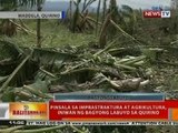 BT: Pinsala sa imprastraktura at agrikultura, iniwan ng Baygong Labuyo sa Quirino