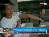 BP: Babae sa Ilocos Norte, nakuryente nang kumidlat habang nagce-cellphone