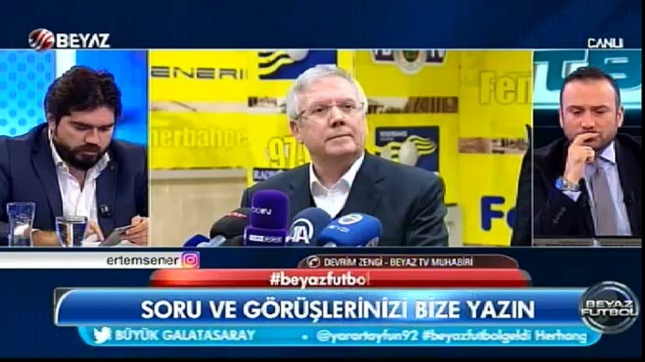 Aziz Yıldırım soyunma odasına indi