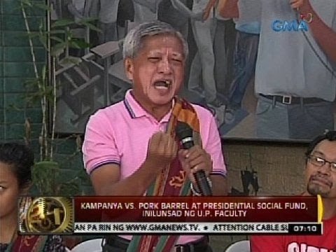 24 Oras: Kampanya vs. pork barrel at presidential social fund, inilunsad ng U.P. Faculty