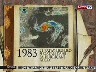KB: Panghimagas: 1983: Pananalasa ng Hurricane Alicia sa Texas, U.S.A.