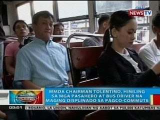 BP: MMDA Chairman Tolentino, nag-commute mula Makati hanggang Pasay