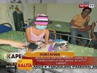 KB: Huntahan: Mga alagang aso, nakakatulong maibsan ang paghihirap ng mga may sakit sa ospital