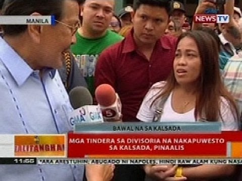 BT: Mga tindera sa Divisoria na nakapuwesto sa kalsada, pinaalis