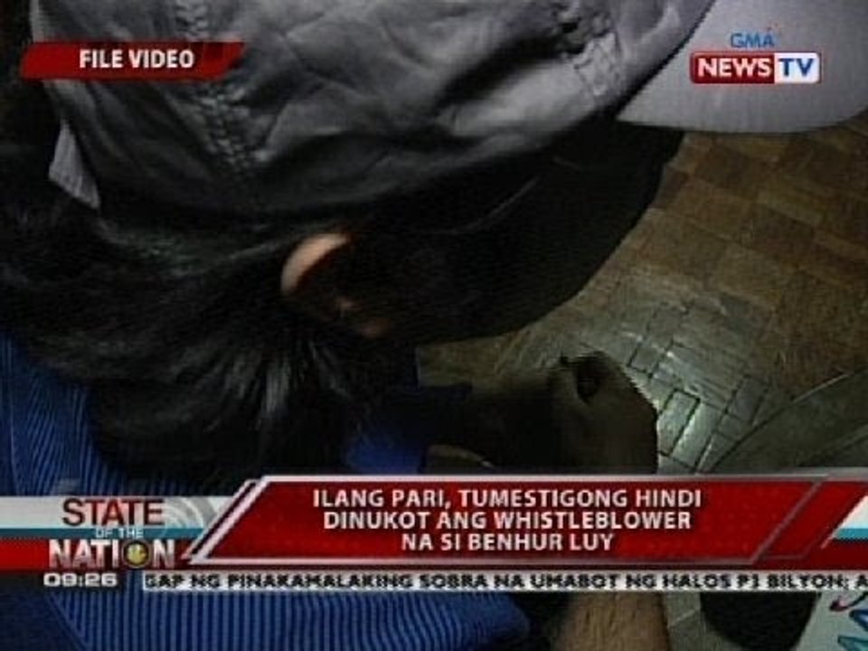 SONA: Ilang pari, tumestigong hindi dinukot ang whistleblower na si Benhur Luy