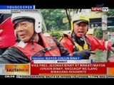 BT: VP Binay at Mayor Junjun Binay, nagsagip ng ilang binahang residente sa Makati