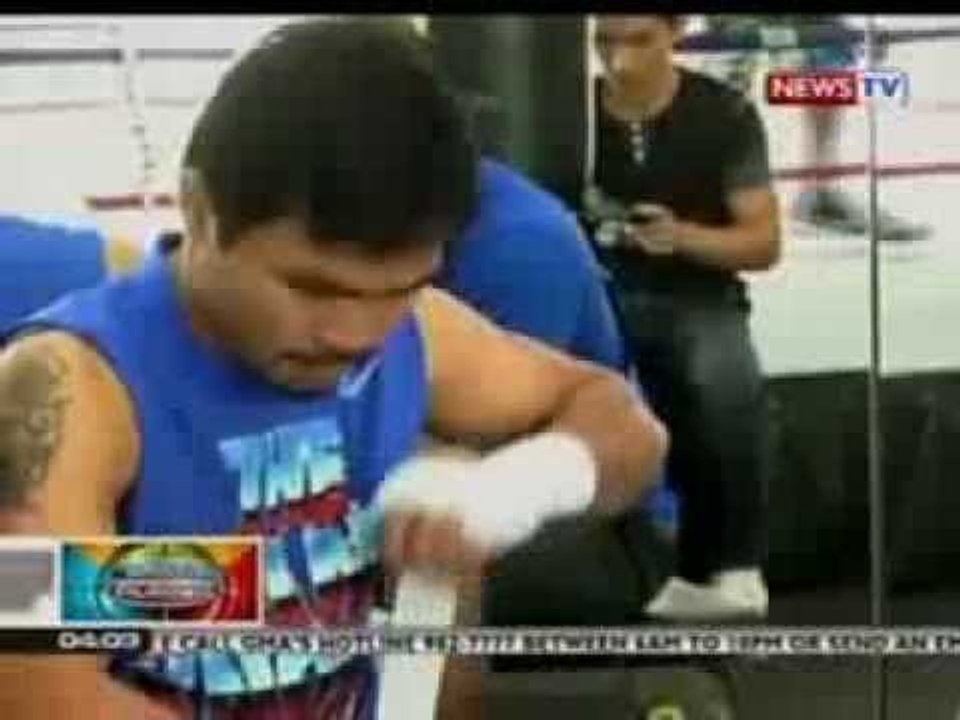 BP: Manny Pacquiao, nagsimula nang magsanay para sa laban niya kay Brandon Rios
