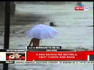 QRT: Ilang bahagi ng Maynila, abot-tuhod ang baha