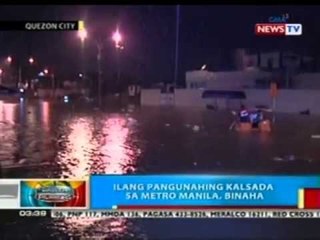 BP: Ilang pangunahing kalsada sa Metro Manila, binaha