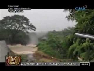 24 Oras: Bahagi ng antigong dam, bumigay; dalawang naanod, patay