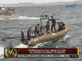24 Oras: Pagrekober sa mga labing na-trap sa lumubog na barko, pahirapan