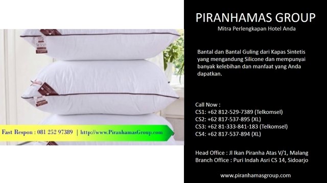 CALL +62 812-529-7389, Supplier Bantal Hotel, Grosir Bantal Hotel