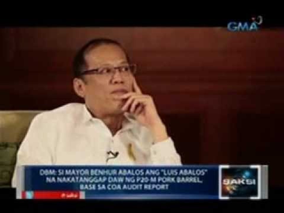 Si Mayor Benhur Abalos ang "Luis Abalos" nakatanggap ng P20m pork barrel, base sa COA audit report
