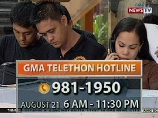 BT: GMA Telethon Hotline: 981-1950, bukas pa rin para sa mga gustong magbigay ng tulong
