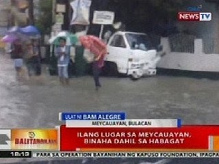 BT: Ilang lugar sa Meycauayan, Bulacan, binaha dahil sa Habagat